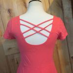 Bongo Coral California Print Sexy Bk DRESS NWT M Photo 5