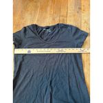 Eddie Bauer  V-Neck T-Shirt Lace Trim Casual‎ Top Comfy Tee Womens M 100% cotton Photo 3