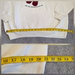 Vintage Apple Sweatshirt Womens XL Grandma Grandkids Embroidered Teddy Bear Photo 7