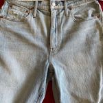 Madewell NWT  The High Rise Slim Boy Jeans Light Blue Distressed Size 30 Photo 13