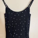 SKIMS  Soft Lounge Long Slip Maxi Dress Womens Small Onyx Sparkle Print Black Photo 8