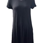 C&C California  Black Cuffed Short Sleeve Dress - NWT - Woman’s Size Small Photo 0
