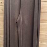 Chicos Travelers 1/Medium Brown Anti Wrinkle Pull On Lettuce Hem Wide Leg Pants Photo 5