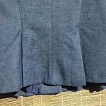 ZARA  Tailored Waistcoat Vest Top Blue 100% Medium Womens Photo 14