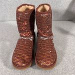 UGG  Women's Size 7 Classic Short Sequin Sparkle Boots Multicolor Photo 5