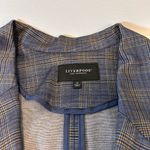 Liz Claiborne Liverpool Los Angeles Navy Khaki Plaid Boyfriend Blazer Open Front Women’s 2X Photo 6