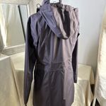 Eddie Bauer NWT- Purple Trench Coat with Tailored Silhouette Photo 8