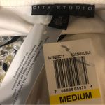 City Studio Black White Bodycon Bling Gem Formfitting Mini Dress Womens Medium Photo 8