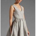 Keepsake  the Label Cocktail Dress Large Silver Jacquard Bling Prom Homecoming Photo 0