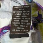 Adrienne Vittadini  Blue Yellow Purple Pink Floral Miniskirt‎ Size 12 Photo 5