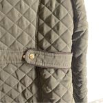 Laundry by Shelli Segal Faux Fur Lined Hooded Quilted Coat Green size XL Photo 10