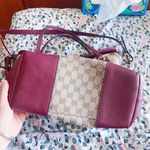 Gucci GG Canvas bree hand Bag Shoulder 2 way Beige velvet color Leather Photo 9