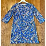 Coolibar UPF 50 paisley scallopāhem dress small Blue Photo 1