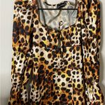 Pretty Little Thing Cheetah lightweight Dress Sundress Sz 2 Excellent Condition Photo 2