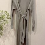 Moon River  Sage Green Long Sleeve Pullover Wrap Knit Sweater Dress One Size NWT Photo 1