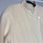 Vintage Peacoat Coat Wool Blend Cream Size 7/8 Double Breasted Photo 4