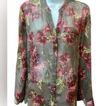 Kut From The Kloth Sheet Floral Blouse Size Small Photo 0