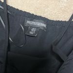 Pretty Little Thing  Black Pleated Sundress Spaghetti Strap Photo 2