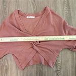 Free People We The Free Crop “Fall for You” Sweater Reversible Cactus Tint Photo 4