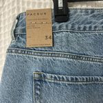 PacSun  Casey Low Rise Baggy Wide Leg Jeans Women's 34 SHORT Blue Denim NWT Photo 7