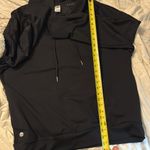 Senita Athletics  Black Mesh Stretch Workout Hoodie with Side Pockets Size XXL Photo 7