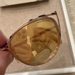 Michael Kors  Gold Cat Eye Sunglasses with Yellow Lenses + Case Photo 1