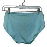 Kate Spade Blue Heart Buckle High Waist Bikini Bottom, Small Photo 3