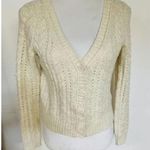 American Eagle  Cream Cardigan Sweater Photo 1