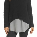 Eileen Fisher Black Peruvian Organic Sweater SM Photo 0
