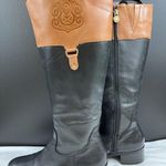 Franco Sarto Clarity Women's Black Knee High Leather Boots Size 8.5M SKU 6107 Photo 4