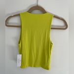 Live in the Moment  Neon yellow stretch top size xs new with tags Photo 2