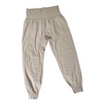 Pact Organic Avenue High Waisted Organic Cotton Jogger Pants | Sand | XL Photo 2