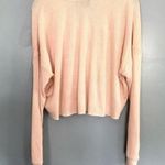 Urban Outfitters  Out From Under Dusty Pink Emmy Henley Knit Oversized Top L Photo 4