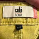 CAbi  #5084 Citron Yellow Skinny‎ Jean Size 4 Photo 6