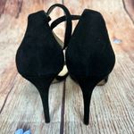Raye  Black Rhinestone Strap Heels Size 39.5 Photo 4