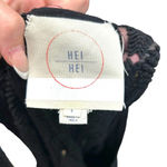 Anthropologie  Hei Hei Taj Jumpsuit Sleeveless Open Back Crochet Black Size Small Photo 9