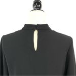 ZARA Choker Neck Black Blouse Size Small Photo 7
