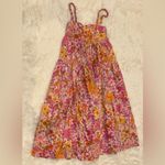 Free People NEW  Park Slope Pink floral low back Maxi Dress sz XS Photo 5