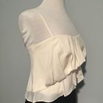 BCBGMAXAZRIA  Cream & Black Silk Spaghetti Strap Cocktail Party Dress Size 6 Photo 6