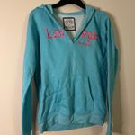 Baby Blue Las Vegas Long Sleeve Graphic Pullover Hoodie Photo 0