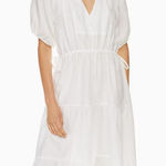 Aritzia  Wilfred Decadence Linen Midi Dress White Small Photo 0