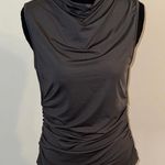 Elegant Charcoal Sleeveless Women's Tank Top Gray Size M Photo 0
