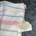 Altar'd State Altar’d State women’s size large striped pink blue lined skirt zips up side NWT Photo 7