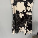 Apt. 9  Fit & Flare Sleeveless Women's Dress Women's Size Large Stretchy Black White Photo 2