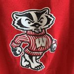 Colosseum Athletics University of Wisconsin Bucky Badger Sequin Sweatshirt Size Small Photo 1