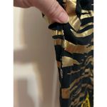 Ed Hardy  women’s size Medium Shirt size M Black Tiger Print Short Sleeves Cotton Photo 3