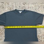 Athleta  Seasoft Rib Tee Dress Athleisure Casual Lounge Pockets Size Small blue Photo 3