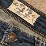 Free People  True Blue Bell Bottom Flat Jeans Size 27 Photo 4