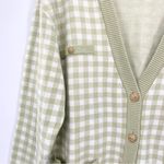 Joie Gingham Boyfriend Oversized Cardigan Sweater New Country House Chic Photo 8
