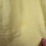 Eileen Fisher Yellow 100% Irish Linen Tank Top Sz 1X Coastal Lightweight Resort Photo 2